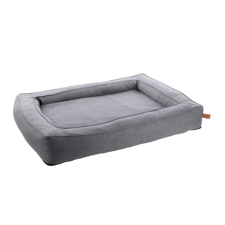 Flamingo Carlota Rect&aacute;ngulo Gris con Cremallera Cama para perros, , large Imagen numero 2