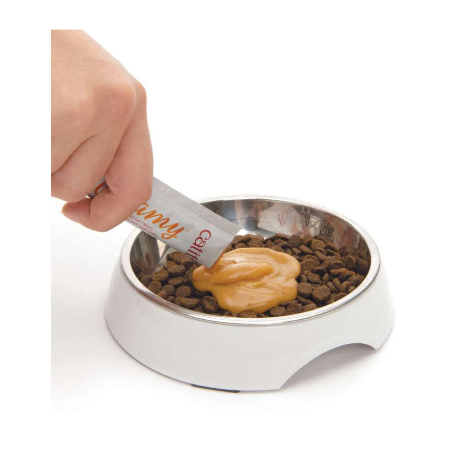 4 sobres x 10 g Catit Creamy Snack L&iacute;quido de At&uacute;n para gatos, , large Imagen numero 5