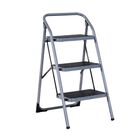 Escalera de acero plateado Homcom color Gris, , large image number null