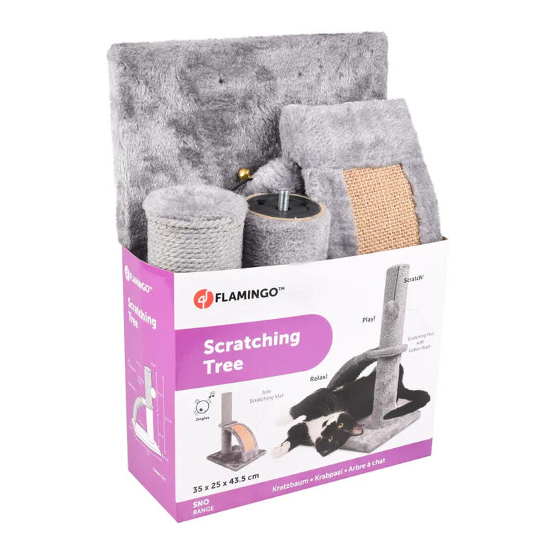 Flamingo Tessa Árbol Rascador con masajeador para gatos thumbnail