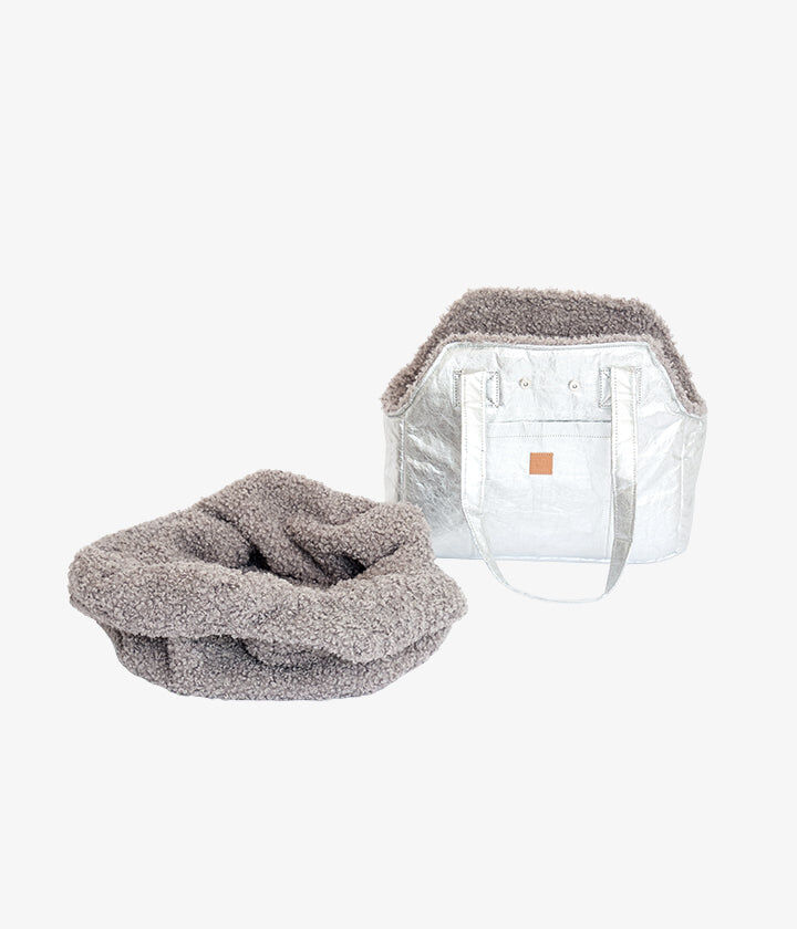 Pet and Co Bolso De Mano Papel Plateado Lucky - Perros, , large Imagen numero 4