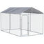 PawHut Perrera de Exterior Plata, , large indicador imagen numero 6