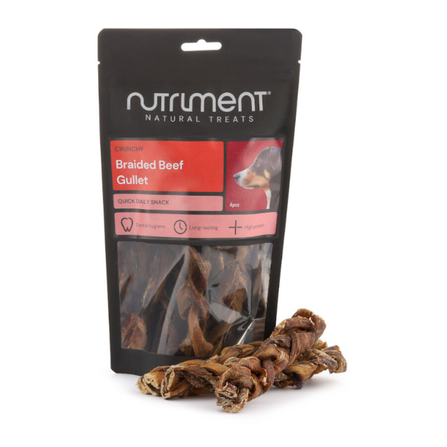 90 g Nutriment Barrita Trenzas Ternera Snack para perros, , large Imagen numero 1