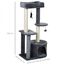 Rascador multi-niveles torre PawHut color Gris y Blanco, , large indicador imagen numero 3