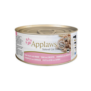 Applaws Atún y Gambas lata natural para gatos