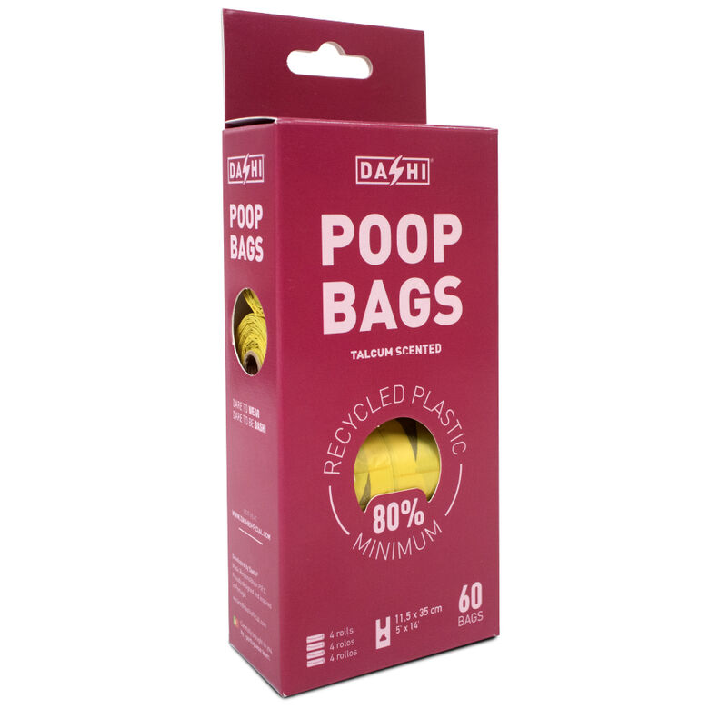 Dashi Bolsas Higiénicas Talco Perfumado Reclicadas para perros thumbnail