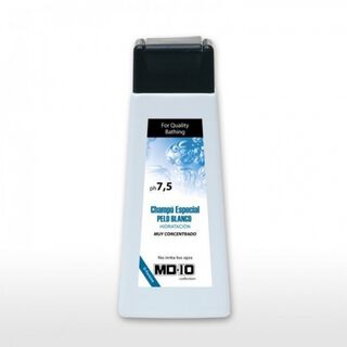 MD-10 Champú Hidratante para  Perros de Pelo Blanco
