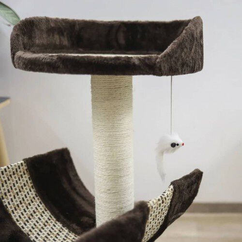 Kerbl &aacute;rbol rascador 2 plantas marr&oacute;n para gatos, , large Imagen numero 2