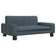 vidaXL Cama para perros de tela gris oscuro 70x45x30 cm, , large indicador imagen numero 6