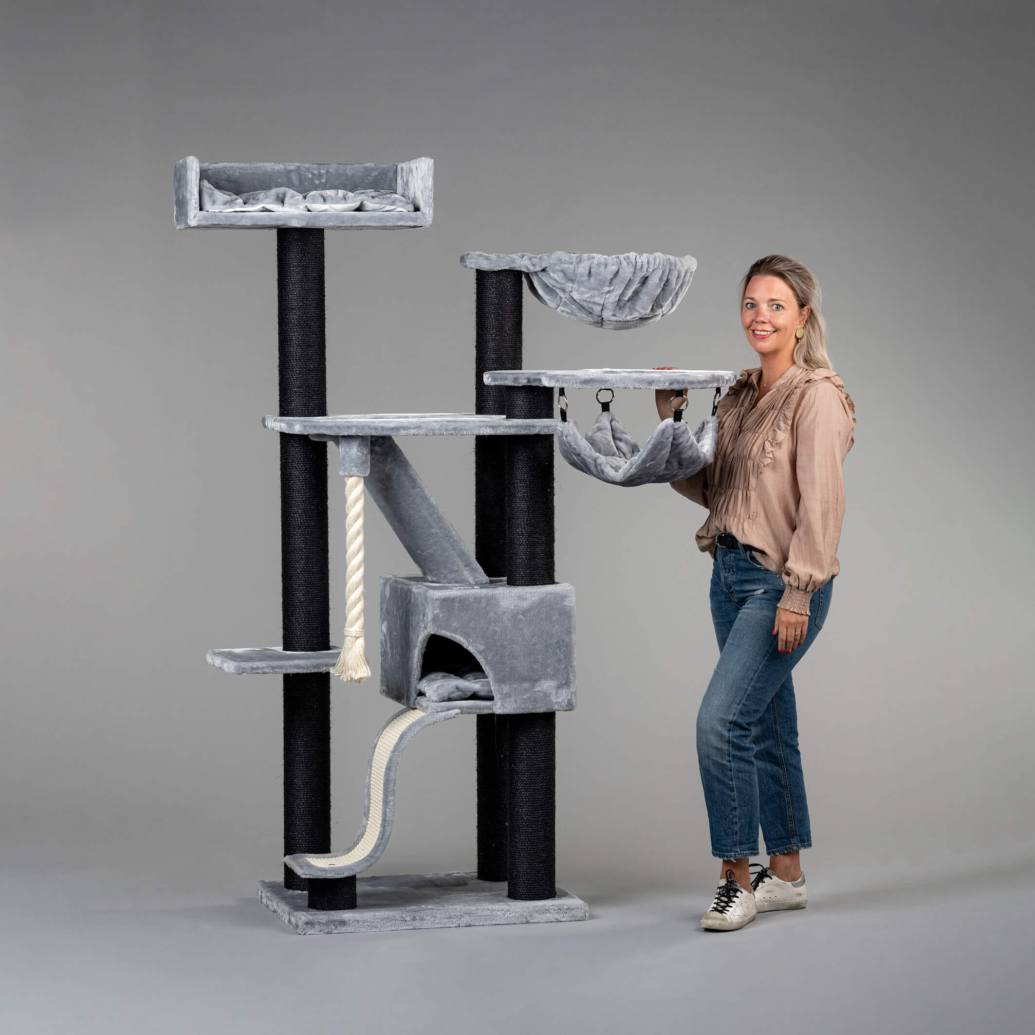 Rascador Kilimandjaro color Gris y Negro, , large Imagen numero 2