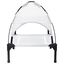 vidaXL Cama Elevada para Perro  con Techo Desmontable Gris Plateado Acero, , large indicador imagen numero 14