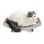 Leeby Remy Rocker rascador de cartón horizontal con estampado de hojas para gatos, , large indicador imagen numero 5