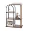 COSTWAY 118 Torre para Gatos con Marco de Metal, Condominio para Gatos con Percha Superior, Postes Rascadores de Yute, Tablero de Sisial, Bola Colgante, Centro de Actividades para Gatos (Blanco), , large indicador imagen numero 1