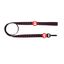 Correa de poli&eacute;ster para perros Zooz Pets Stripe Black Red, , large indicador imagen numero 1