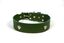COLLAR DE PIEL VERDE CON  HUELLA, , large indicador imagen numero 1