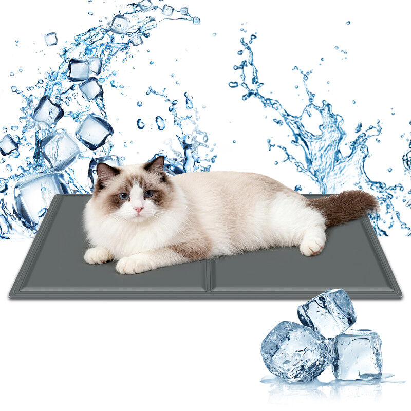 Nobleza Alfombra Refrescante para Gatos &ndash; Gel Auto-refrigerante No T&oacute;xico, Activado por Presi&oacute;n, 40x50 cm, Gris, , large Imagen numero 1