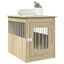 vidaXL Jaula para perros madera de ingeniería roble Sonoma 55x80x68 cm, , large indicador imagen numero 8