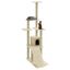 VidaXL Árbol Rascador Con Casa Color Crema para gatos, , large indicador imagen numero 3