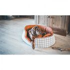 Tyrol cama ovalada con diseño étnico naranja para perros, , large image number null