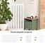 COSTWAY Cerca de Madera Plegable para Mascotas, Barrera para Perros con 4 Paneles y Almohadillas Antideslizantes, Barrera Amplia Giratoria a 360°(Blanco), , large indicador imagen numero 5