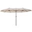 Outsunny Sombrilla Parasol Doble para Jardín, , large indicador imagen numero 1