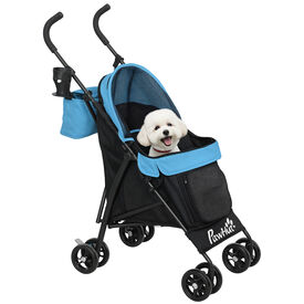 PawHut Cochecito para Perros Azul