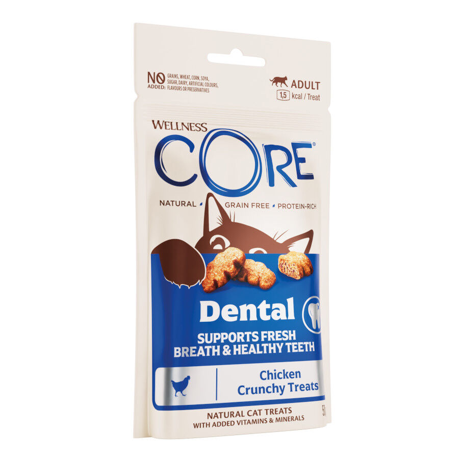 50 g Wellness Core Snack dental Pollo para gatos, , large Imagen numero 2