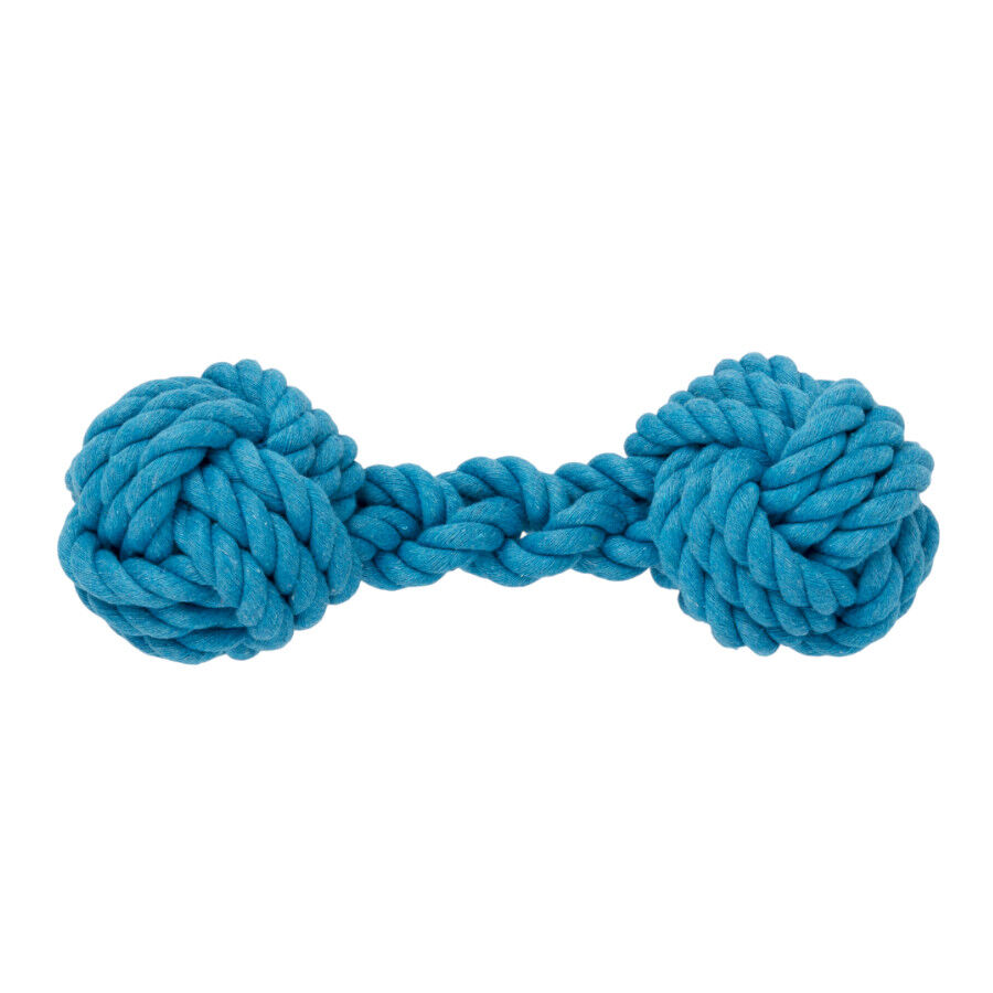 Tootoy! Hueso Mordedor de Cuerda Azul para perros, , large Imagen numero 2