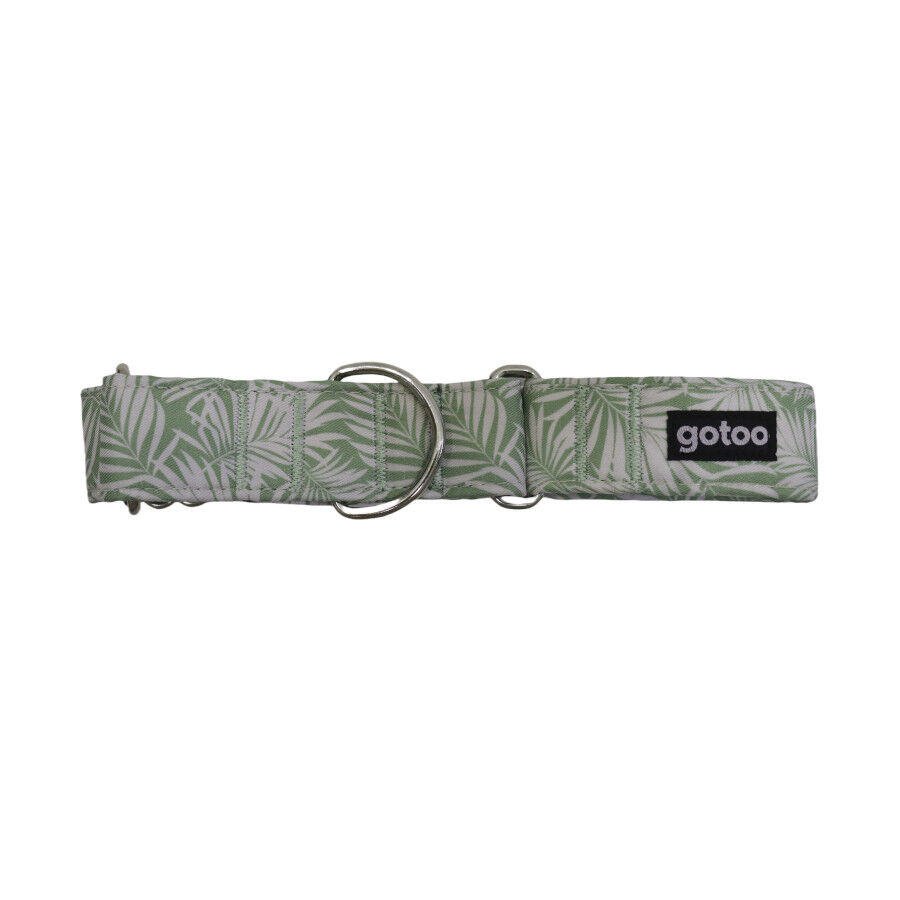 Gotoo Collar martingale estampado verde para perros thumbnail