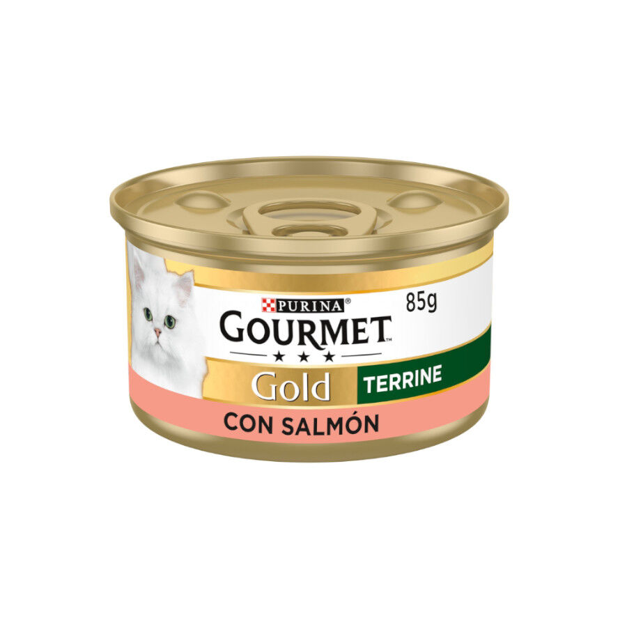 Gourmet Gold Terrine Salmón lata para gatos thumbnail