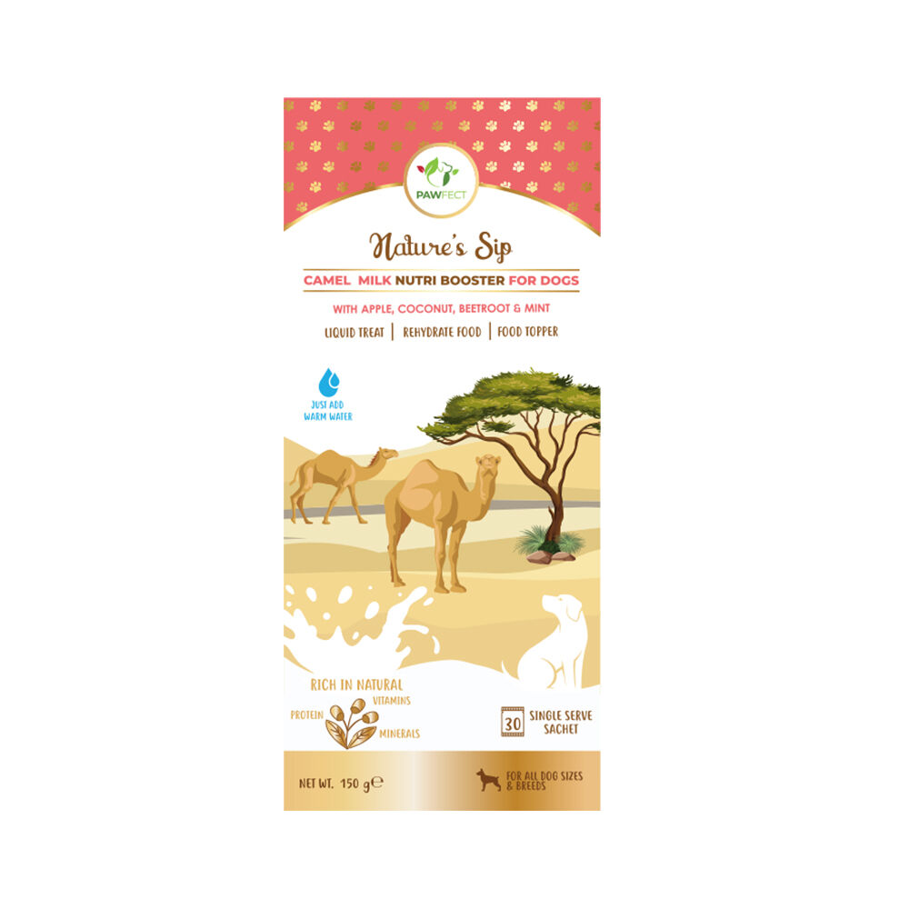 Nature's Sip para perros: leche de camello con manzana, coco, remolacha y menta (150 g/5,29 oz), , large Imagen numero 1