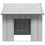 vidaXL Caseta para perros con techo acero galvanizado 83x130x85 cm, , large indicador imagen numero 8