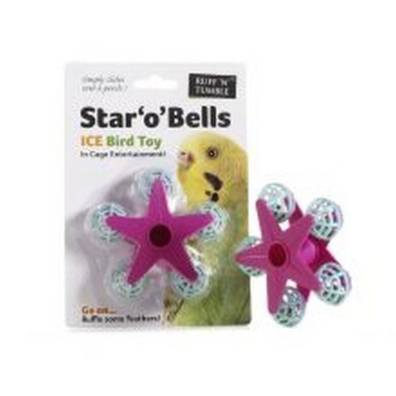 Juguete para pájaros modelo Star 'O' Bells color Púrpura, , large image number null