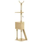 Rascador para gato con poste de sisal color Beige, , large image number null