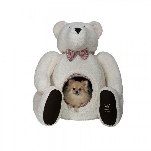 Cama de oso Woof para perros color Blanco, , large Imagen numero 4