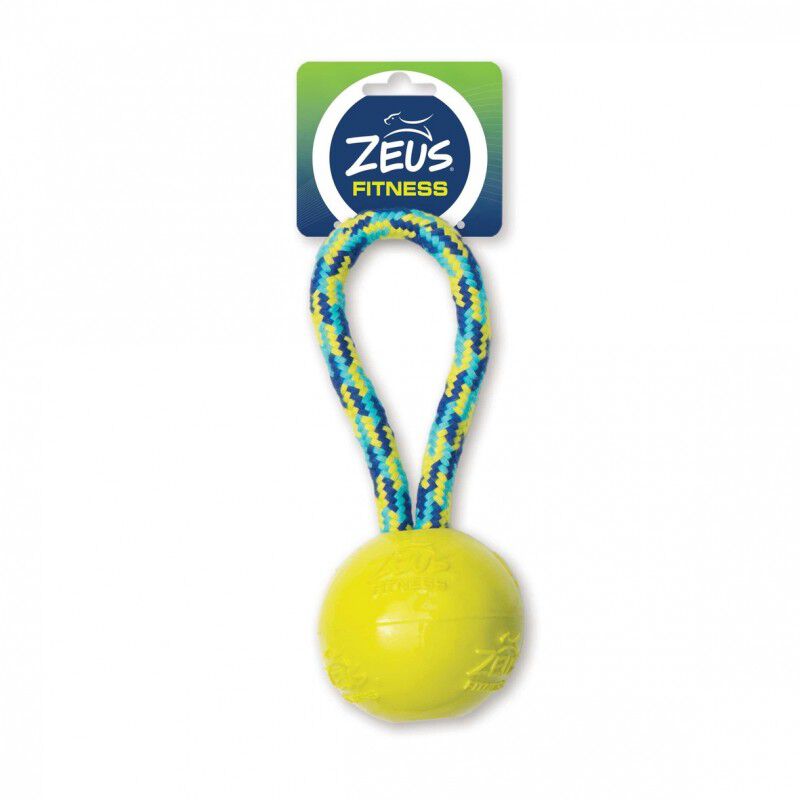 Juguete pelota de cord&oacute;n y TPR para perros Zeus Fitness Tug, 23 cm, , large Imagen numero 3