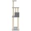 Vidaxl rascador elevado gris claro para gatos, , large indicador imagen numero 5