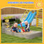 Outsunny Arenero para Niños de Madera Arenero Infantil con 2 Asientos 2 Cajas para Plantar y Juguete de Cocina para Patio Jardín 154x80x60 cm Gris, , large indicador imagen numero 4