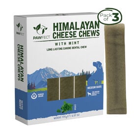 Pawfect Masticables dentales de queso del Himalaya, menta