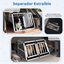 COSTWAY Transportin Perro Coche, Caja de Transporte de Aluminio para 2 Perros con Puerta Bloqueable, Divisor Extra&iacute;ble, Jaula para Perros Peque&ntilde;as y Medianos, Coche, Viaje y Camping, 89x69x50,5 cm, , large indicador imagen numero 3