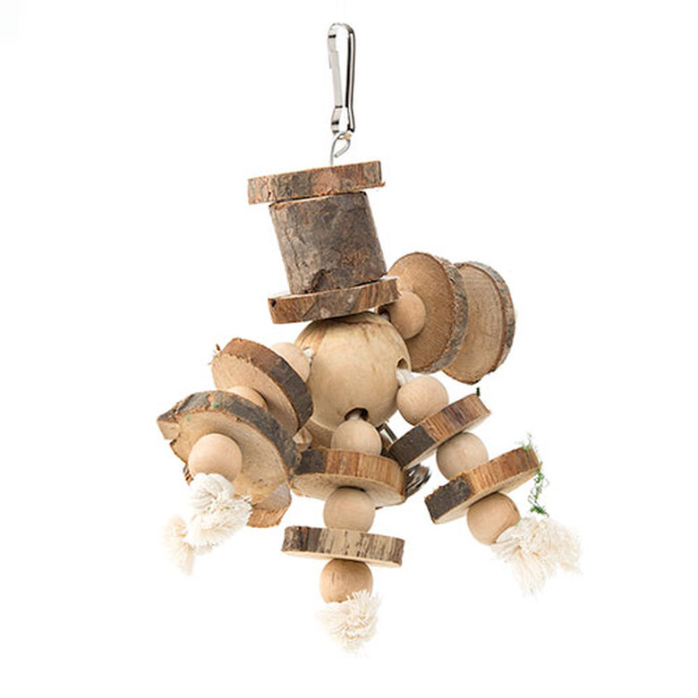 Flamingo Cuerda con loros