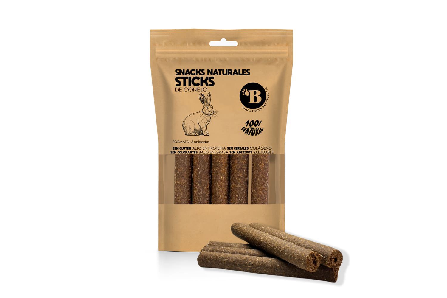 BIMORDISCOS Barritas para Perros y Gatos - Conejo, , large Imagen numero 3