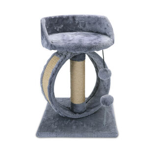Nobleza Árbol Rascador Gris para Gatos