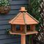 PawHut Comedero De Madera Con Forma De Casa para pájaros, , large indicador imagen numero 4