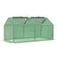 Outsunny Invernadero de Terraza 120x60x60 cm Caseta de Jardín Acero con 2 Ventanas Enrollables Vivero Casero para Cultivo de Plantas Verduras Flores Verde, , large indicador imagen numero 1
