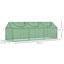 Outsunny Invernadero de Terraza 180x60x60 cm Caseta de Jardín Acero con 3 Ventanas Enrollables Vivero Casero para Cultivo de Plantas Verduras Flores Verde, , large indicador imagen numero 3