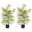 HOMCOM Bambús Artificiales Verde, , large indicador imagen numero 1