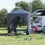 Outsunny Carpa Plegable Gazebo 2x2 m Cenador de Jardín con 4 Paredes Laterales Tela Oxford 2 Puertas 2 Ventanas y Bolsa de Transporte Impermeable para Exterior Terraza Camping Fiestas Azul, , large indicador imagen numero 2