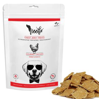 Pawfect Delicias de carne seca: pollo gourmet