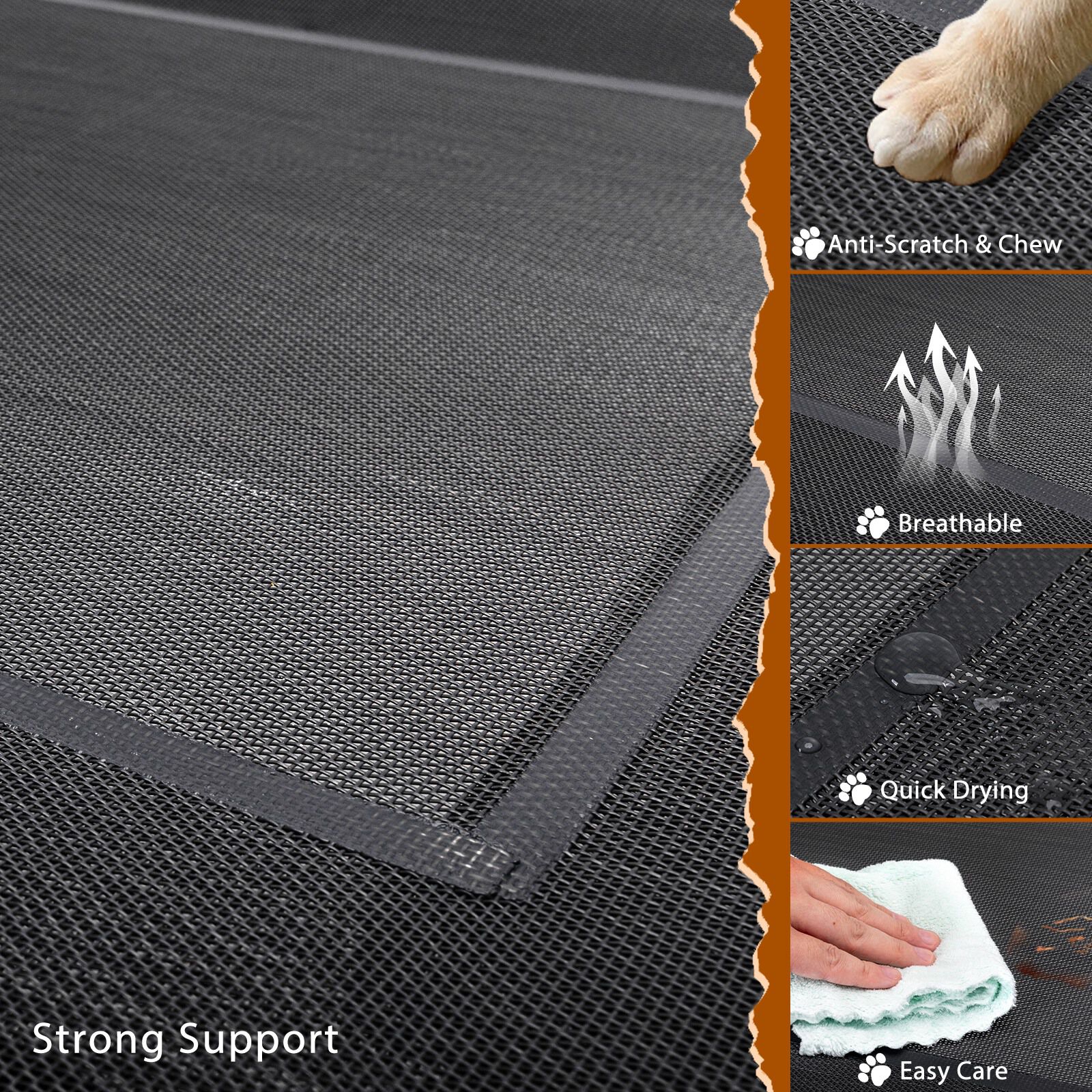 Nobleza Cama Elevada color negro para Perro Pequeño thumbnail